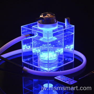 karo lampu LED bunder shisha